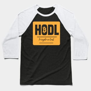BTC HODL Baseball T-Shirt